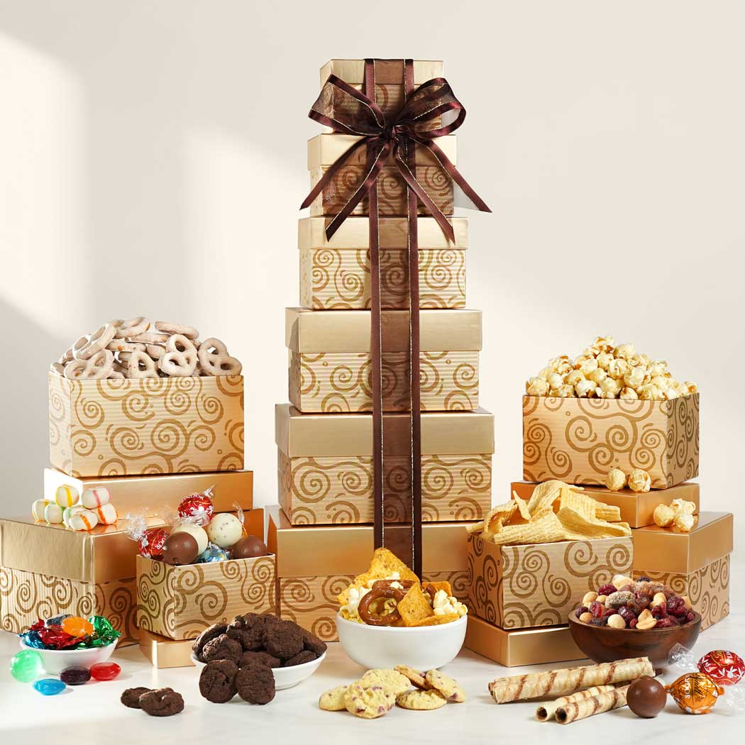 Deluxe Festive Gift Tower