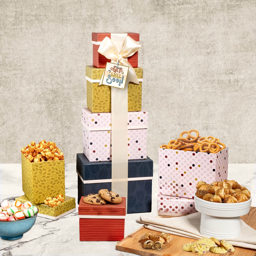 Get Well Sweets Gift Tower