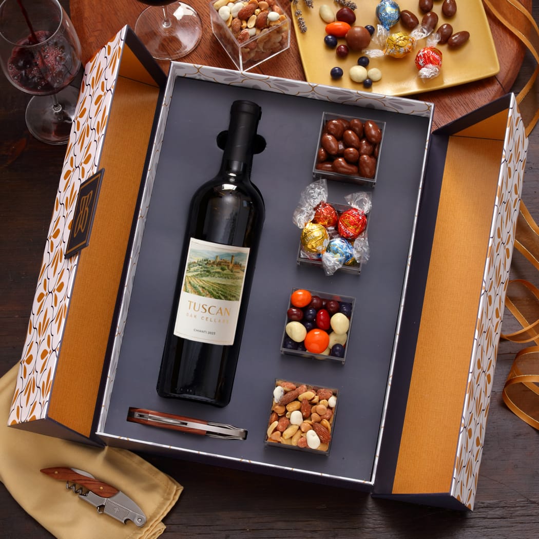 Premium Wine & Chocolate Gift Box