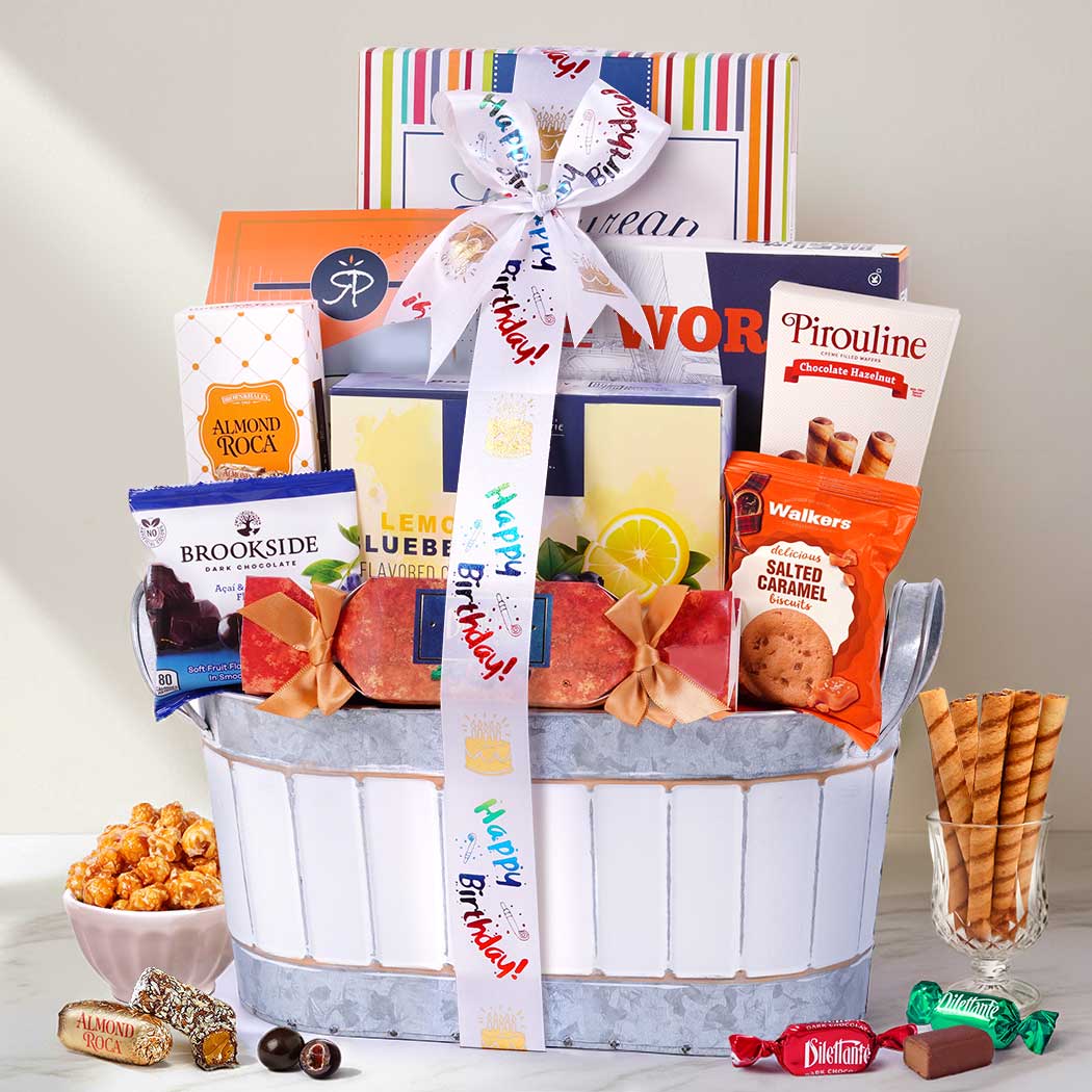 Sweet Sensations Birthday Gift Basket