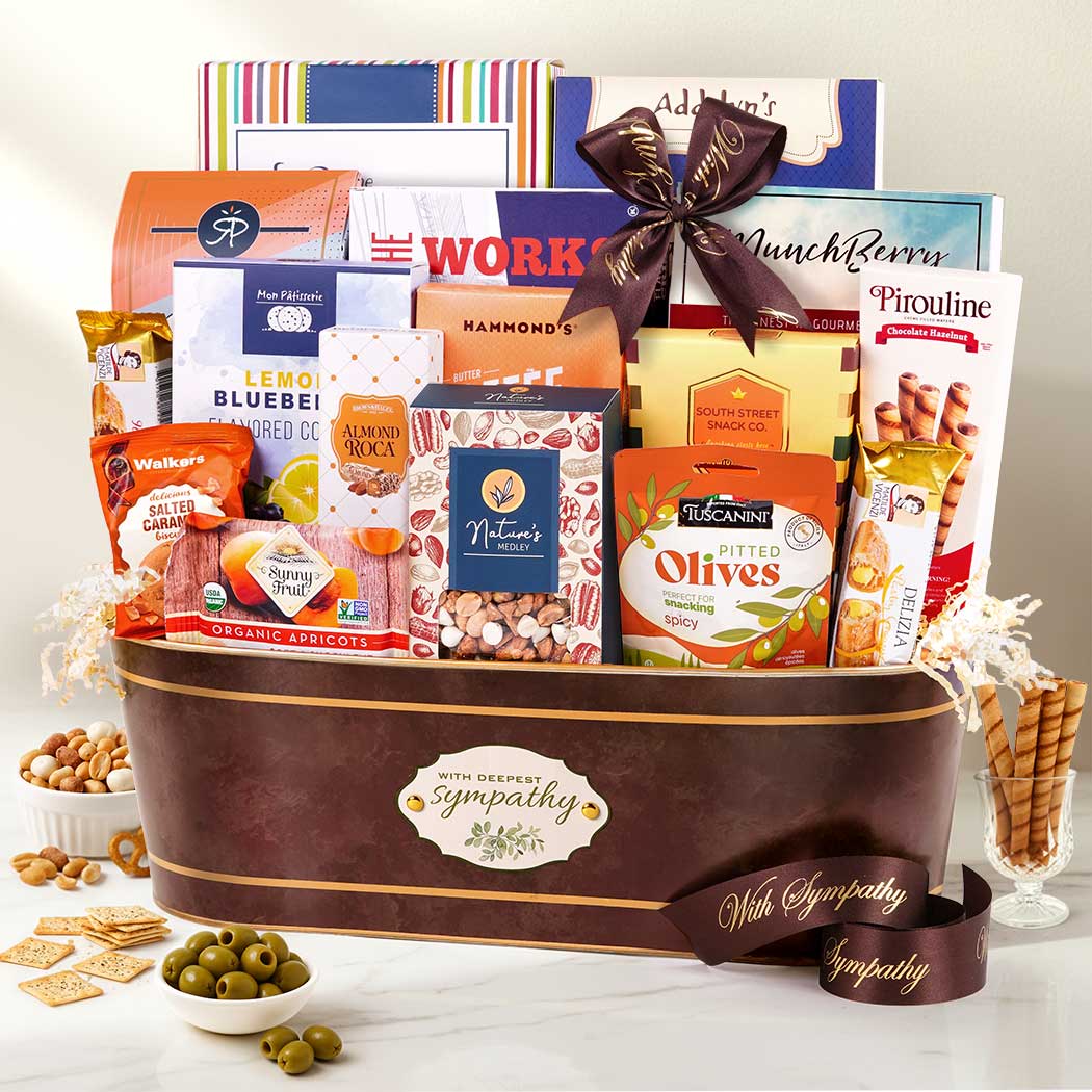 With Sympathy Signature Gift Basket