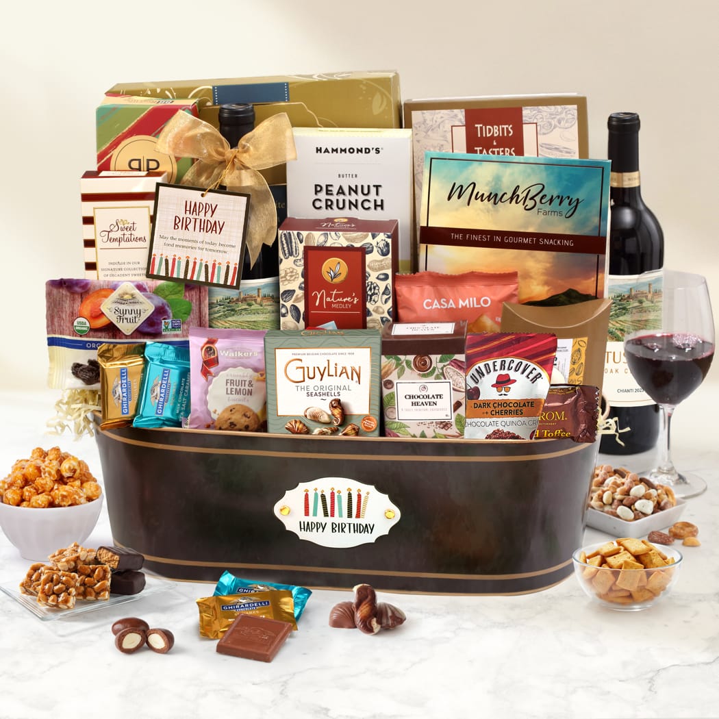 Birthday Signature Wine Gift Basket