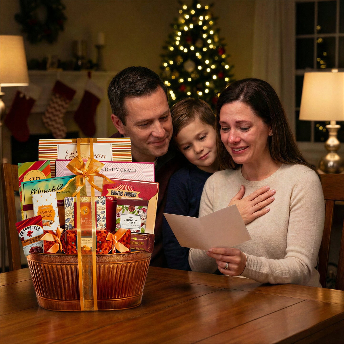 Holiday Hearth Grand Gift Basket