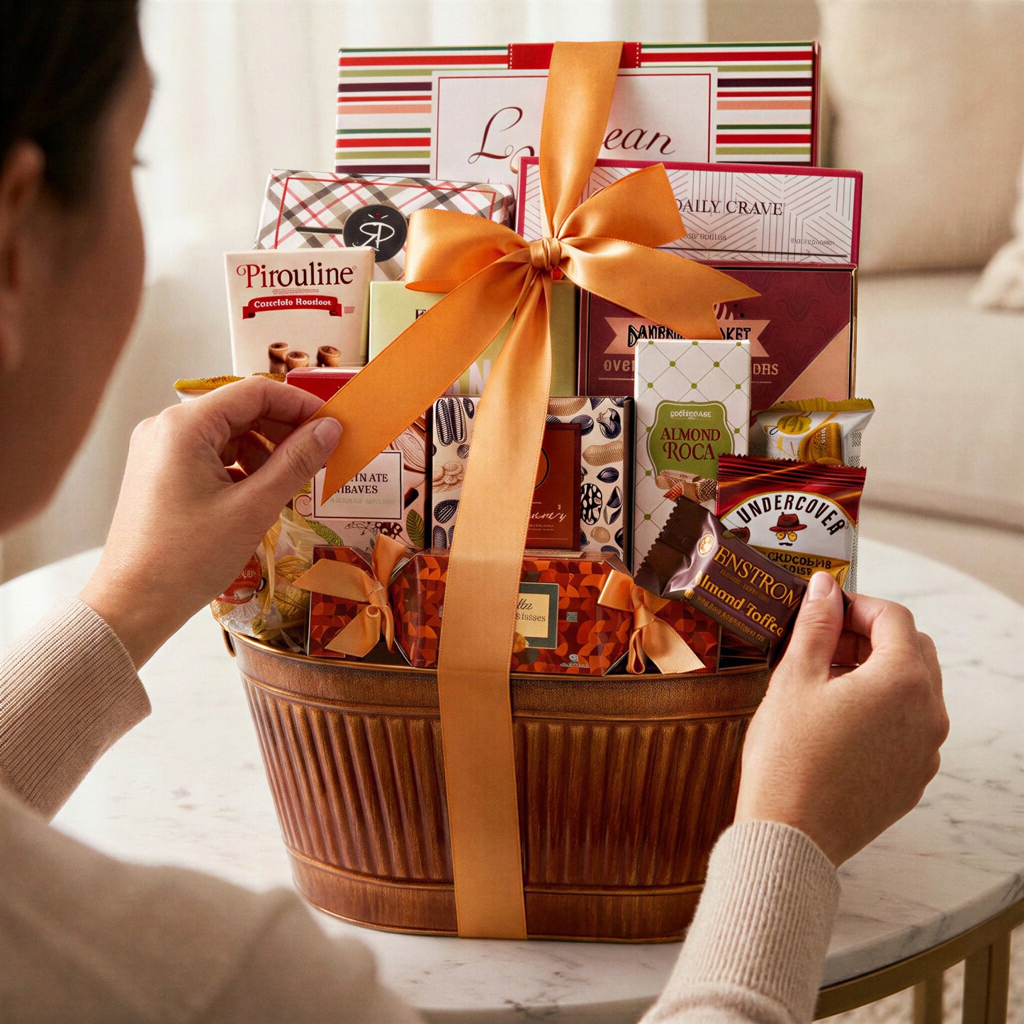 Holiday Hearth Grand Gift Basket
