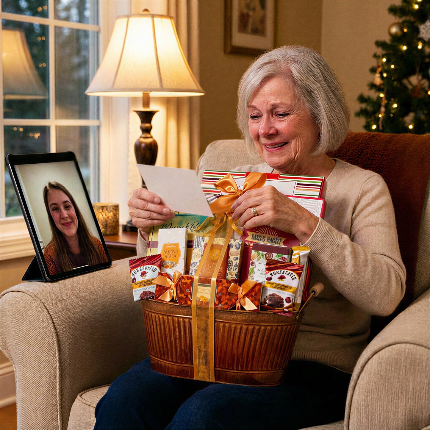 Holiday Hearth Grand Gift Basket