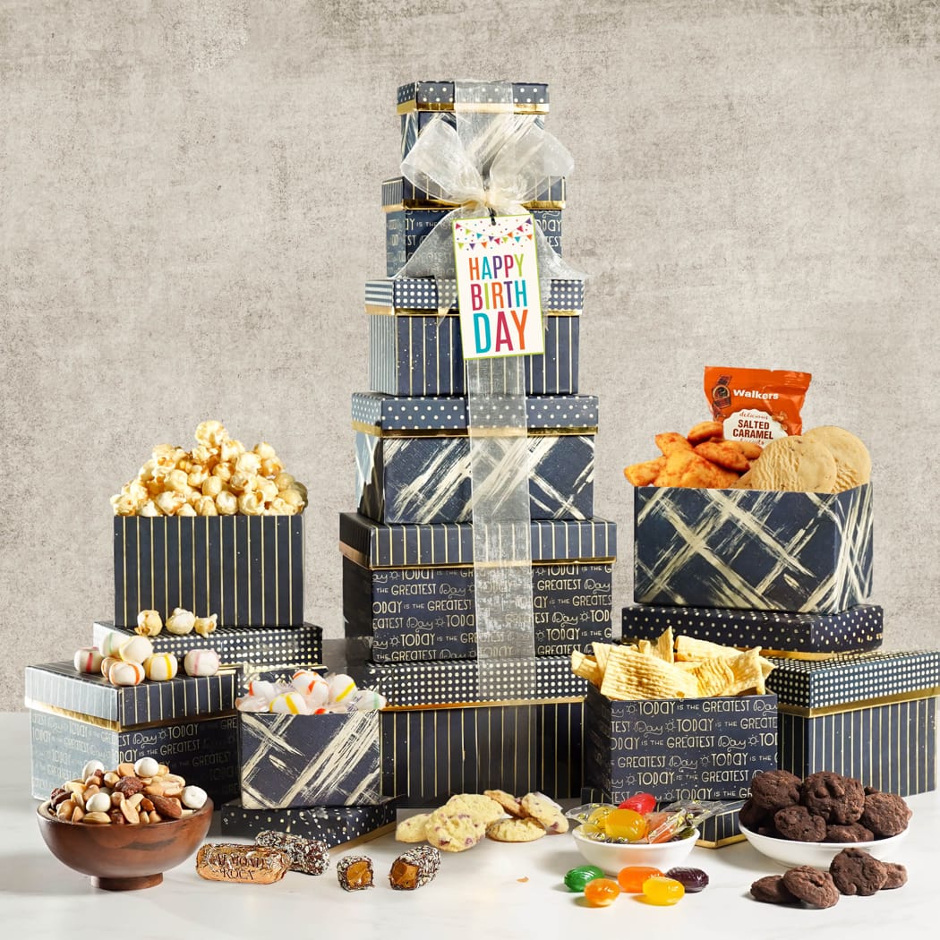 Deluxe Birthday Gift Tower
