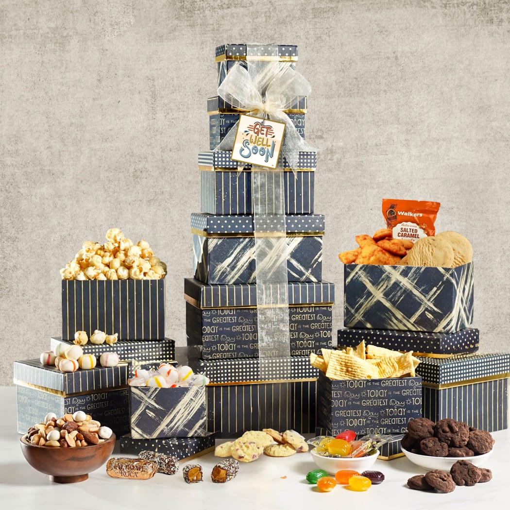 Get Well Soon Deluxe Gift Tower