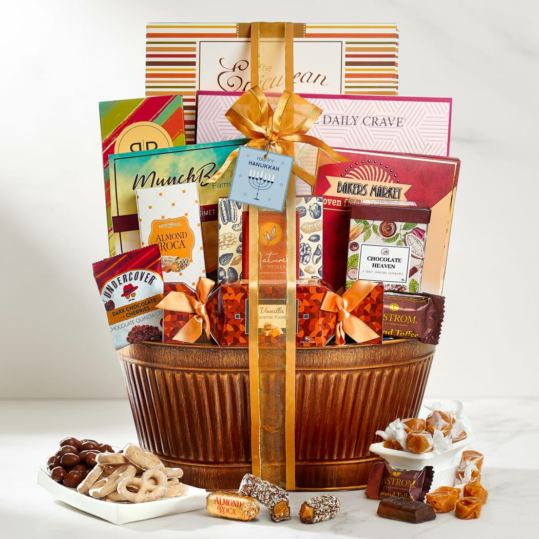 Happy Hanukkah Gourmet Gift Basket