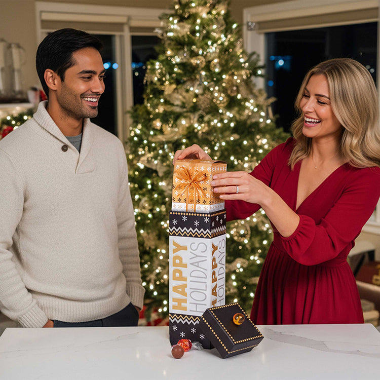 Happy Holidays Gourmet Gift Box Set