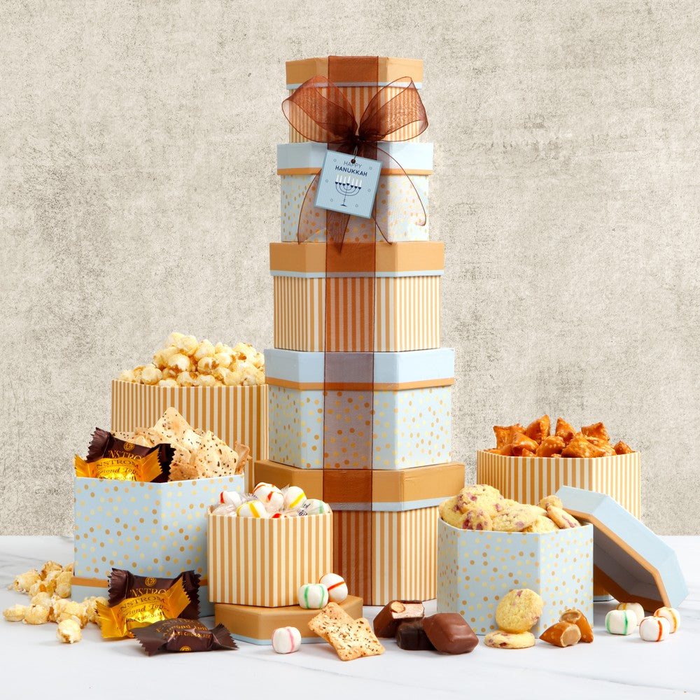 Simply Sensational Hanukkah Gift Tower