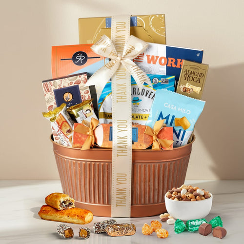 Thank You Cheerful Treats Gift Basket