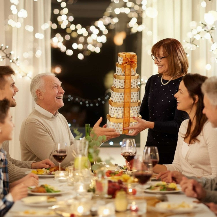 Towering Heights Holiday Gift Tower